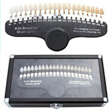 Shade Guide Ruler 20 Shade Guide with Case - The teeth whitening company